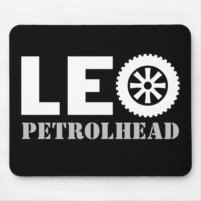 Alfombrilla De Ratón Leo Petrol Head (Frente)