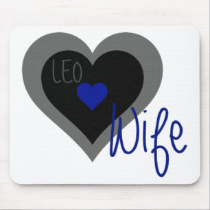 Alfombrilla De Ratón LEO Wife Heart