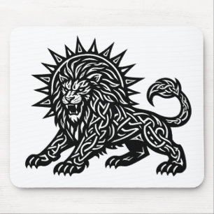 Alfombrilla De Ratón Leo Zodiaco Sol‑Melena León BurnsInHell