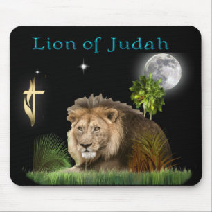 Alfombrilla De Ratón León del mousepad del judah