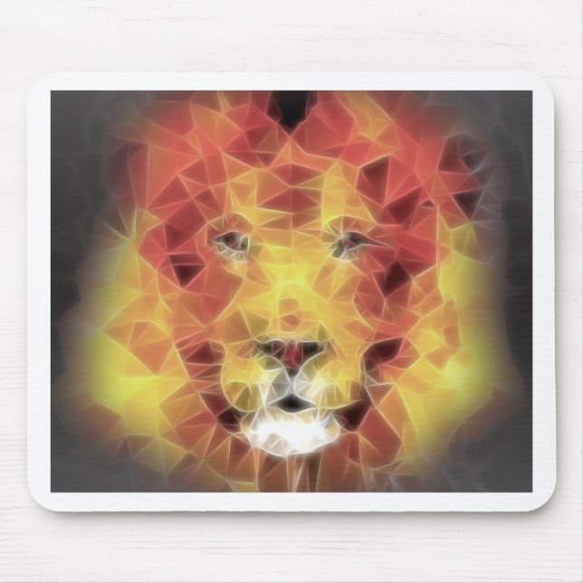 Alfombrilla De Ratón León fractal (Frente)