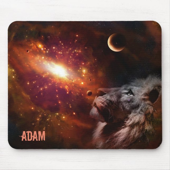 Alfombrilla De Ratón León Leo Zodiaco (Frente)