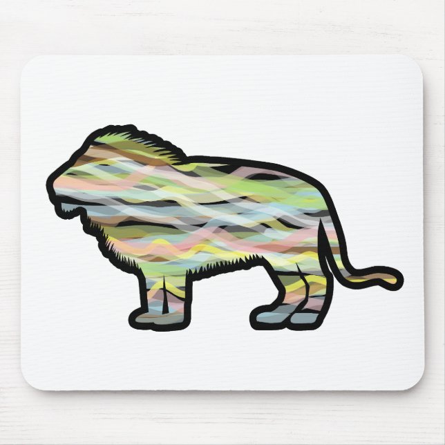 Alfombrilla De Ratón "León" Mousepad (Frente)