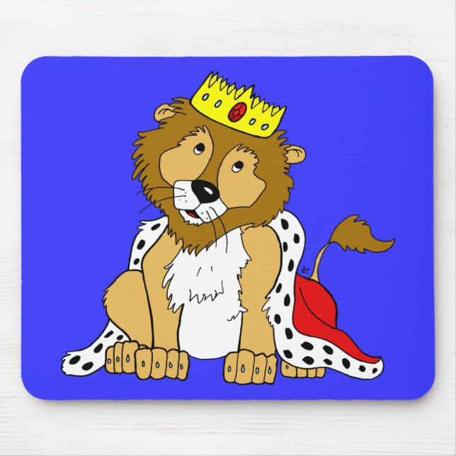 Alfombrilla De Ratón León real Mousepad (Frente)