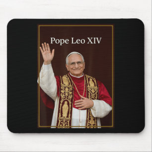 Alfombrilla De Ratón León Xiv - Dios bendiga al Papa León Xiv