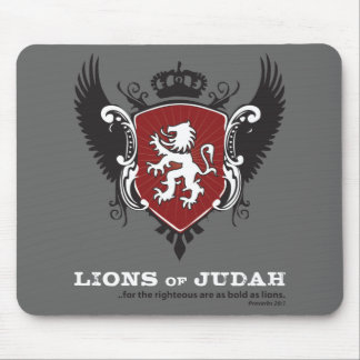 Alfombrilla De Ratón Leones de Judah Mousepad - gris oscuro