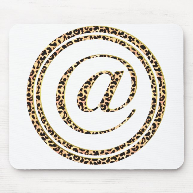 Alfombrilla De Ratón Leopard @ (Frente)