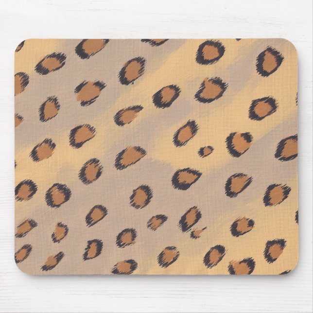 Alfombrilla De Ratón Leopard Spots Pintando Mousepads Personalizado (Frente)