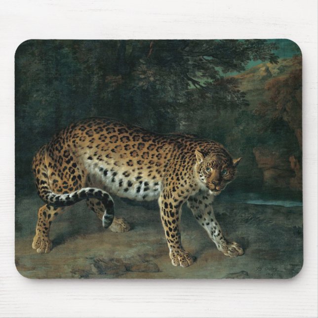 Alfombrilla De Ratón Leopardess (por Jean-Baptiste Oudry) (Frente)