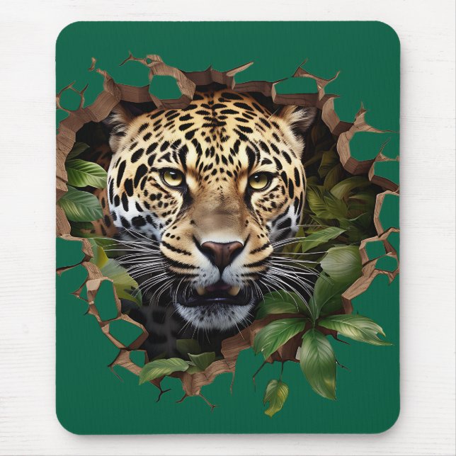 Alfombrilla De Ratón Leopardo (Frente)