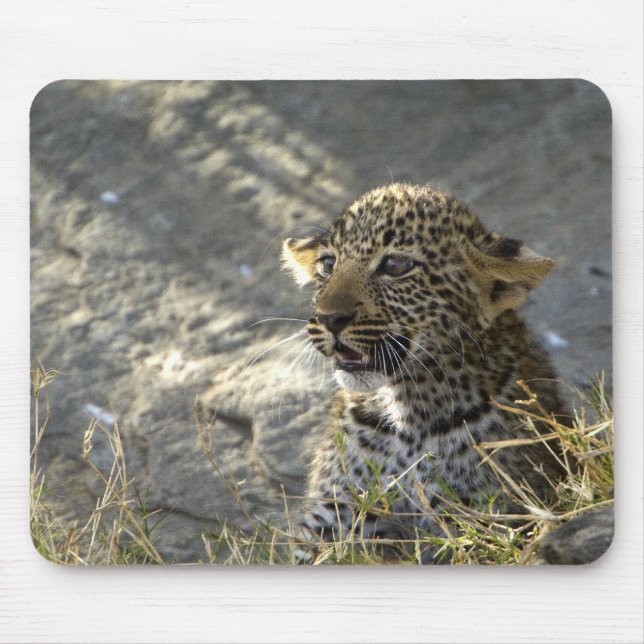 Alfombrilla De Ratón Leopardo bebé (Frente)