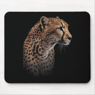 Alfombrilla De Ratón Leopardo Cheetah Tiger Leopard Face Gato de León