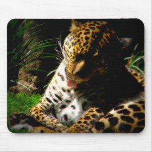 Alfombrilla De Ratón Leopardo de baño