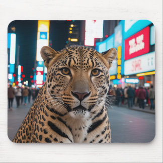 Alfombrilla De Ratón Leopardo en Times Square