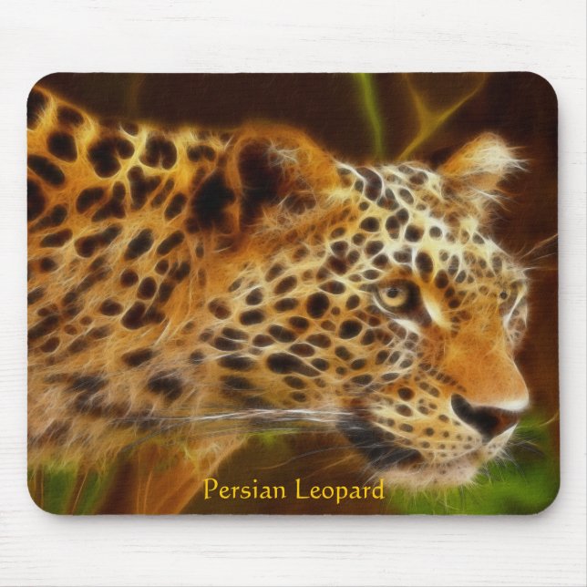 Alfombrilla De Ratón Leopardo persa (Frente)