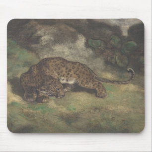 Alfombrilla De Ratón Leopardo y serpiente