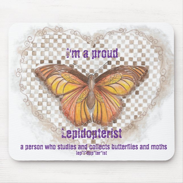 Alfombrilla De Ratón Lepidopterólogo (Frente)