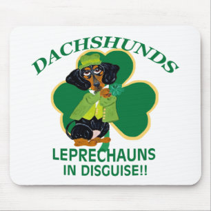 ALFOMBRILLA DE RATÓN LEPRECHAUN DEL DACHSHUND