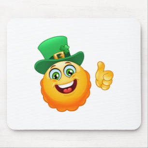 Alfombrilla De Ratón leprechaun emoji