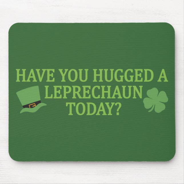 Alfombrilla De Ratón Leprechaun Hug mousepad (Frente)