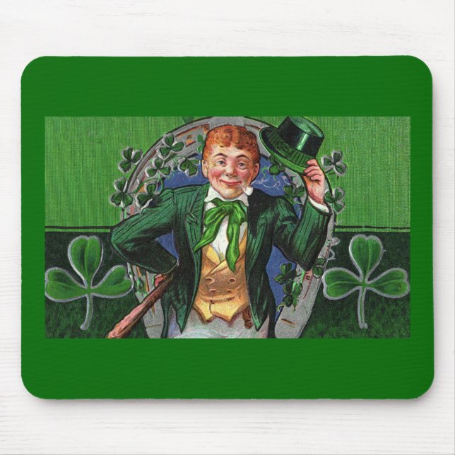 Alfombrilla De Ratón Leprechaun Mouse Pad (Frente)