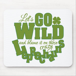 Alfombrilla De Ratón Leprechaun personalizado mousepad