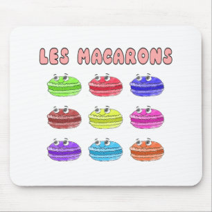 Alfombrilla De Ratón Les Macarons Cute Personalizado