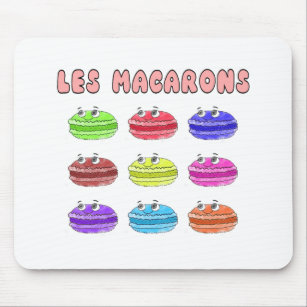 Alfombrilla De Ratón Les Macarons Cute Personalizado