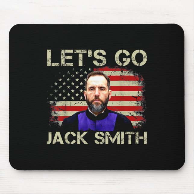 Alfombrilla De Ratón Let39's Go Jack Smith American Flag Summer (Frente)