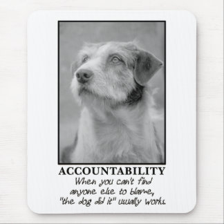 Alfombrilla De Ratón Let the dog take the blame for your farts
