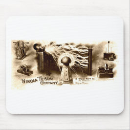 Alfombrilla De Ratón Leterhead de Tesla Vintage