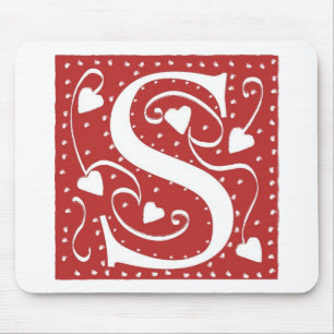 Alfombrilla De Ratón Letra boda cardiaca S
