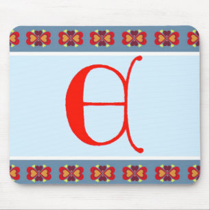 Alfombrilla De Ratón Letra E Mouse Pad