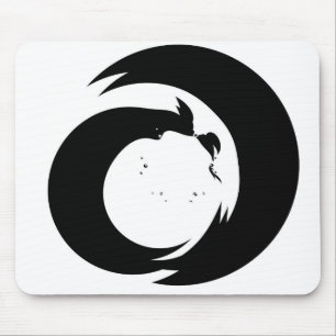 Alfombrilla De Ratón Letra estilizada "A" Monograma Arte Moderno