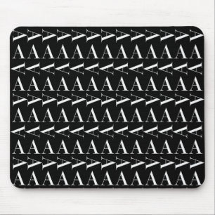 Alfombrilla De Ratón Letra inicial A de monograma