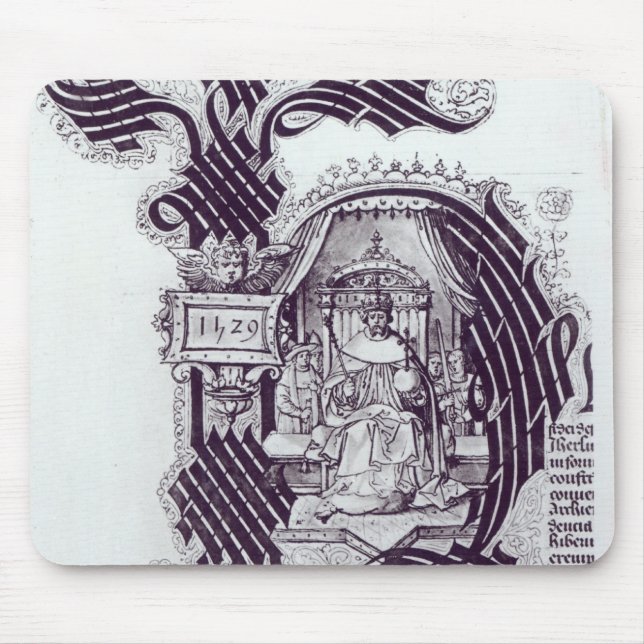 Alfombrilla De Ratón Letra inicial de una carta (Frente)