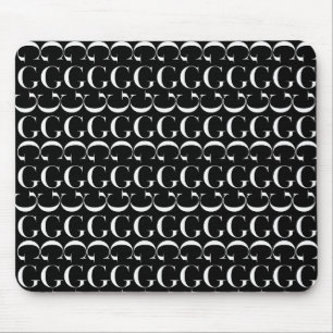 Alfombrilla De Ratón Letra inicial monograma G