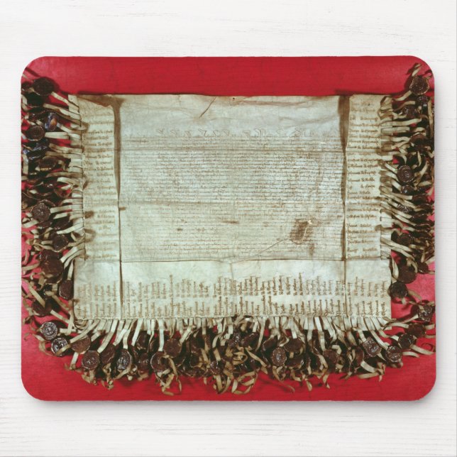 Alfombrilla De Ratón Letra medieval de la protesta del bohemio (Frente)