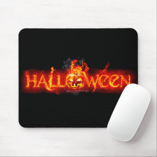 Alfombrilla De Ratón Letras ígneas masivas de SlipperyJoe's Halloween c