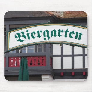 Alfombrilla De Ratón Letrero de Biergarten, Alemania