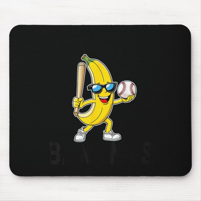 Alfombrilla De Ratón Let's Go Bananas Funny Banana Merch  (Frente)