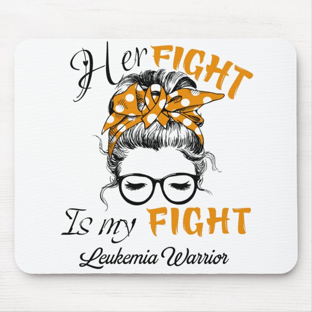 Alfombrilla De Ratón Leukemia Awareness Month Ribbon Gifts (Frente)