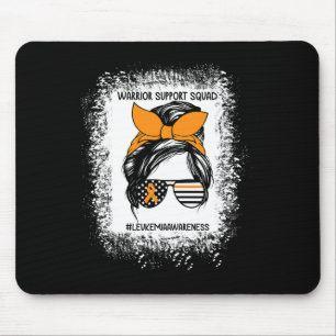 Alfombrilla De Ratón Leukemia Sensibilización Guerrero Apoyo Escuadrón 