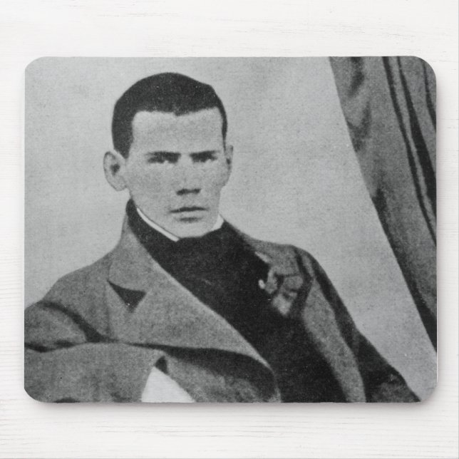 Alfombrilla De Ratón Lev Nikolaevich Tolstoy como estudiante (Frente)