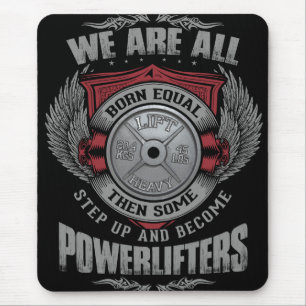 Alfombrilla De Ratón Levantamiento de pesas - Pase hacia arriba - Placa