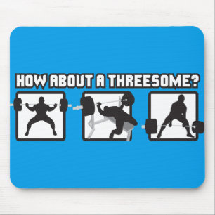 Alfombrilla De Ratón "Levantamiento de potencia" - Cuadrado, banco, lev