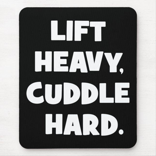 Alfombrilla De Ratón Levantamiento fuerte, incómodo - Divertido entrena (Frente)