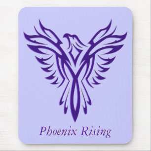 Alfombrilla De Ratón Levantamiento púrpura majestuoso de Phoenix