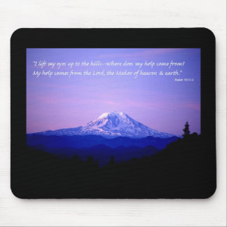 Alfombrilla De Ratón Levanto mis ojos a las colinas