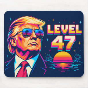Alfombrilla De Ratón Level 47 Neon Arcade Sunset Shades